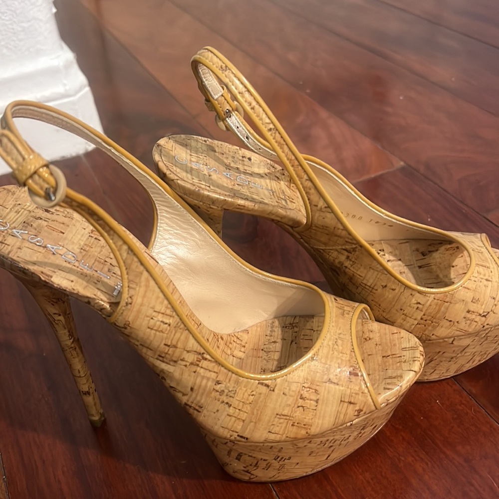 Casado Corkscrews Platform Slingback - image 2